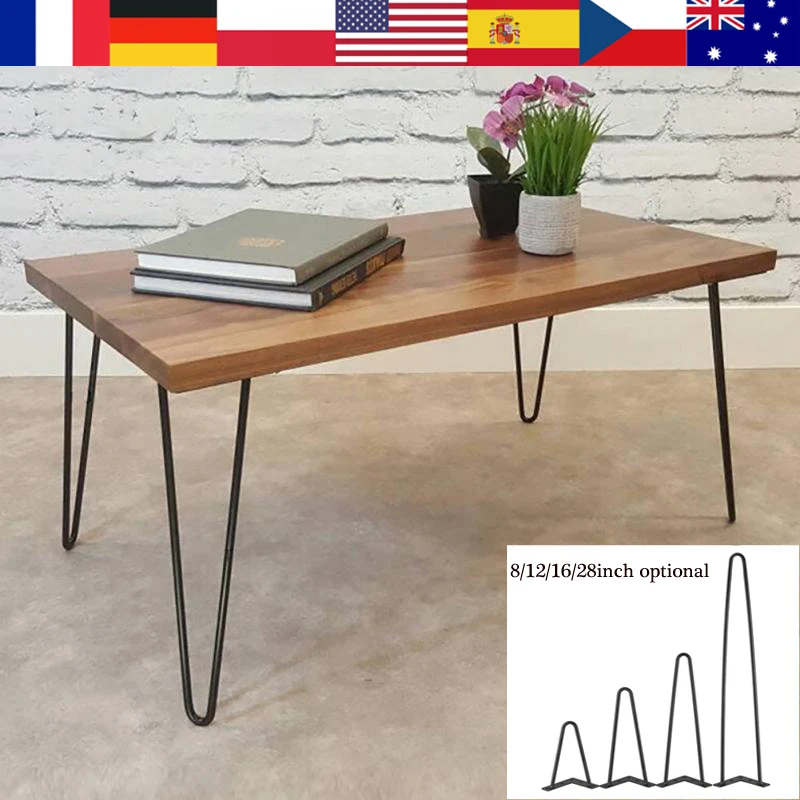 4 шт. железный металлический стол ног аксессуары для дома Для рукоделие мебель