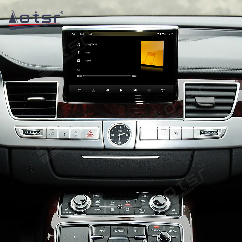 Автомагнитола для Audi A8 2004-2011 Android центральный мультимедийный видеоплеер Navi Carplay