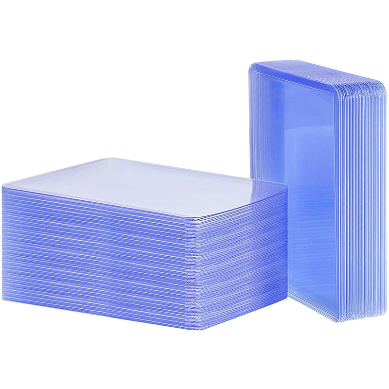 

25pcs Star Card Holder Pvc 35pt Game Card Cover Transparent Outer Layer Protection Business Card Collection Card Holder