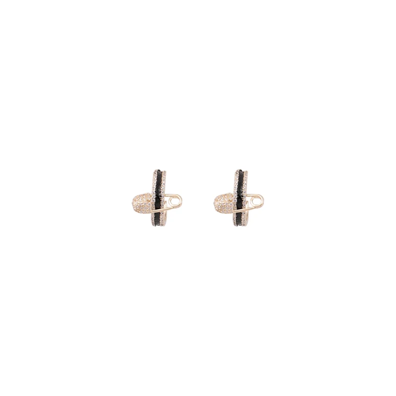 

Non-mainstream Design Earrings 2020 nian Style Brooch Cool High Grade Sense Ear Stud Female Simple and Elegant