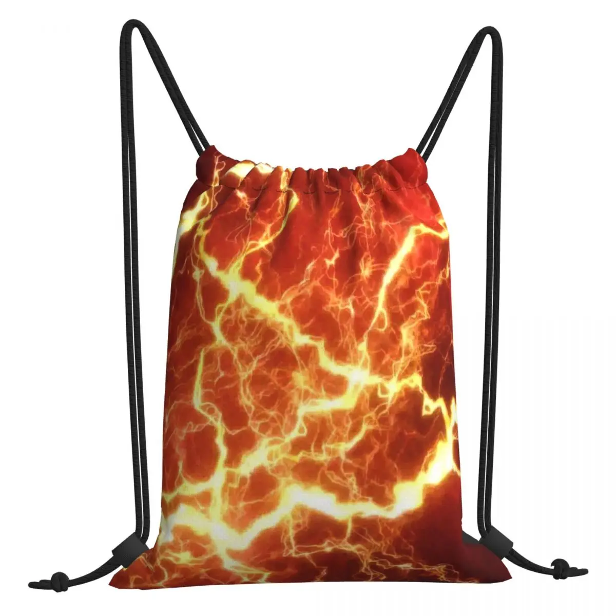 

Lightning new men and women drawstring backpack outdoor portable backpack travel fitness shopping bag drawstring backpack