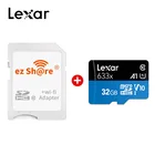 Ezshare беспроводная Wi-Fi SD карта + карта Micro SD Lexar 128 ГБ 32 ГБ класс 10 64 Гб 256 ГБ TF флэш-карта памяти MicroSD карта Wi-Fi адаптер