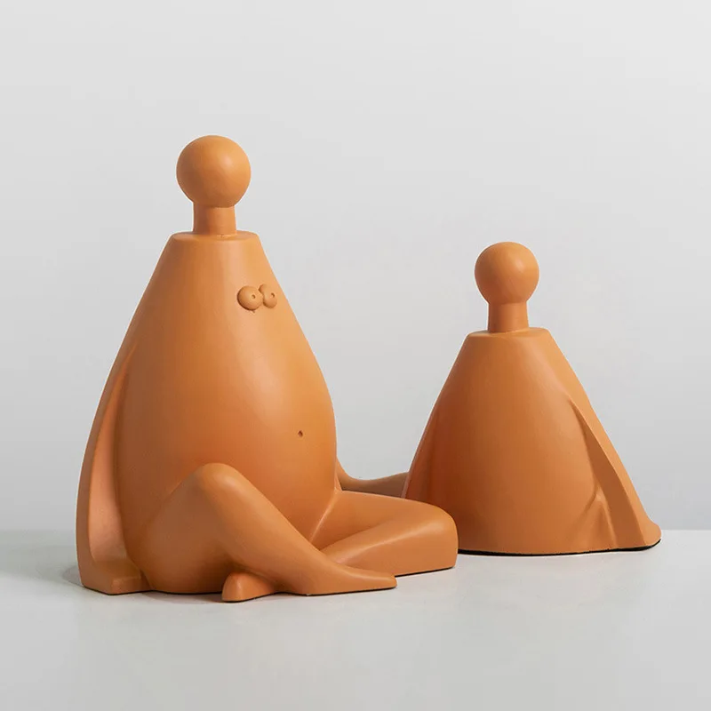 Абстрактная женская бюст скульптура ручной работы из смолы вожделение персонаж