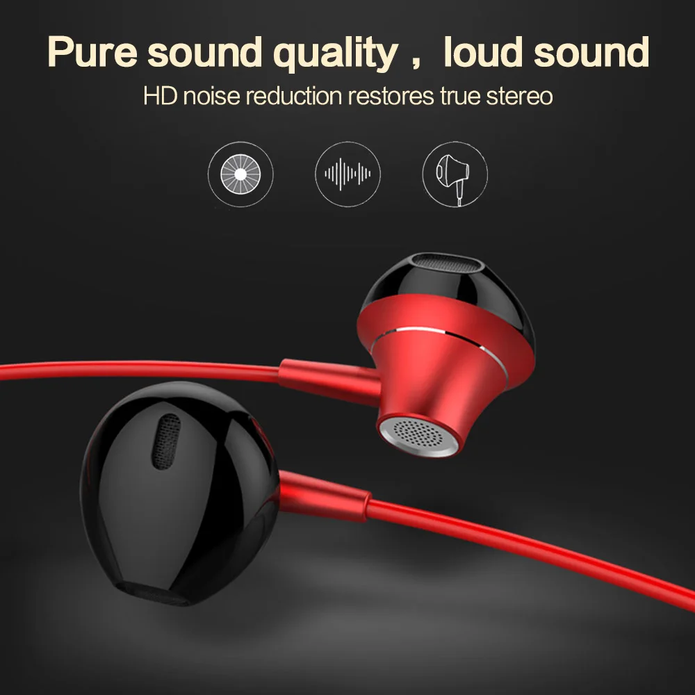 KIAACASE 3.5mm Earphone Headset Stereo Earbuds Earphones Universal Sports Bass For Samsung Xiaomi Huawei fone de ouvido | Электроника