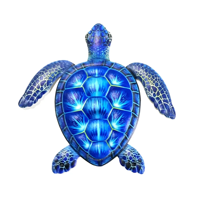 

Color Shell Turtle Metal Wall Art Decor Elegant Hanging Sculpture for Home