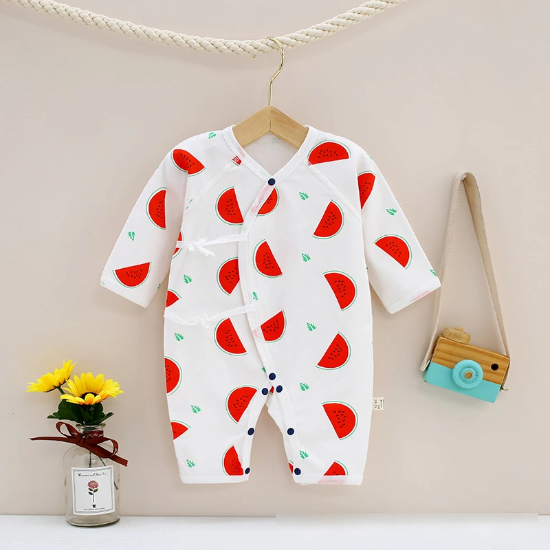 

Новинка, Одежда для новорожденных, комбинезоны с длинным рукавом для мальчиков и девочек, весенне-осеннее хлопковое нижнее белье для новорожденных, детская одежда, комбинезоны, боди