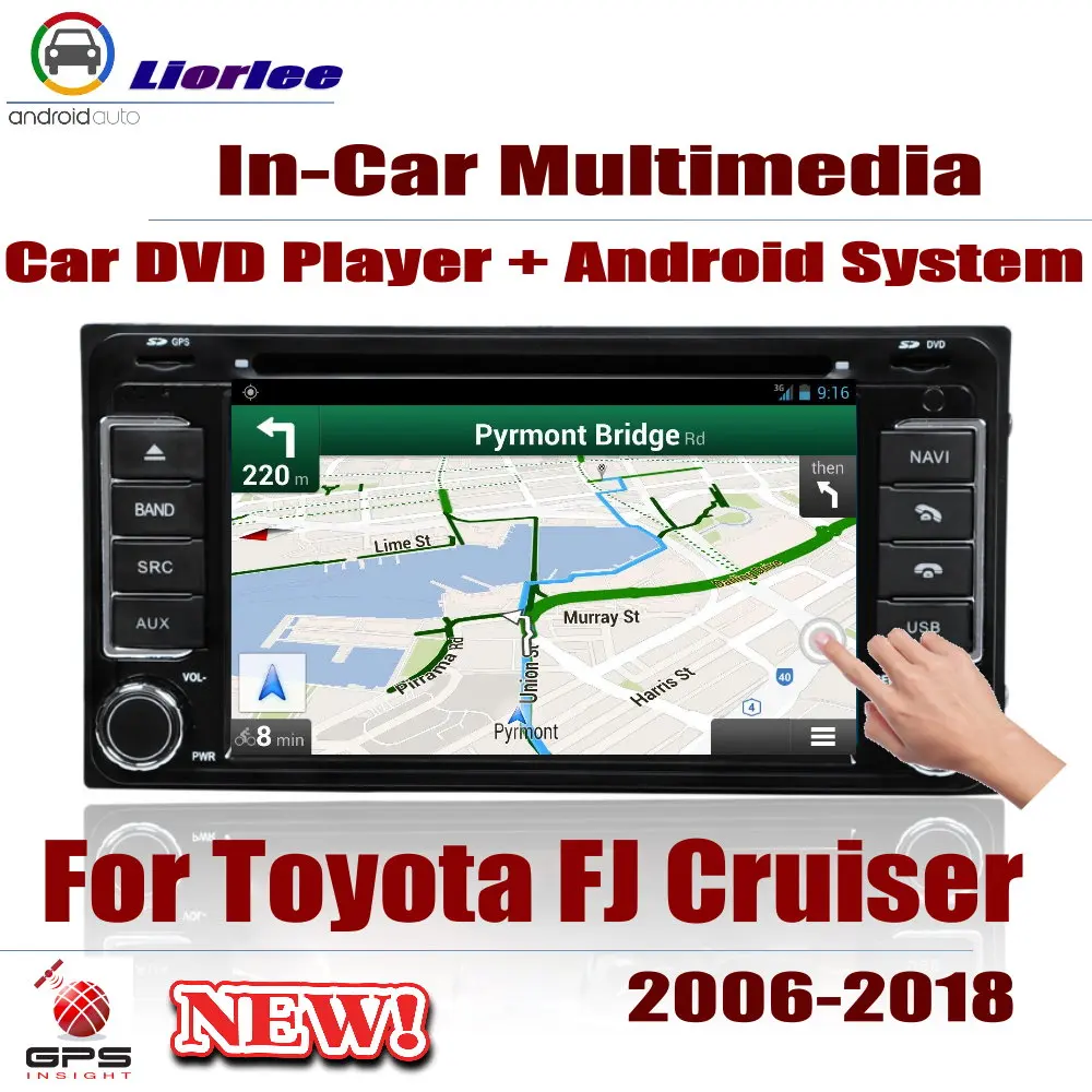 

For Toyota FJ Cruiser (GSJ10) 2006-2018 Accessories Car Android Radio DVD GPS Player Navigation Displayer System Audio Video