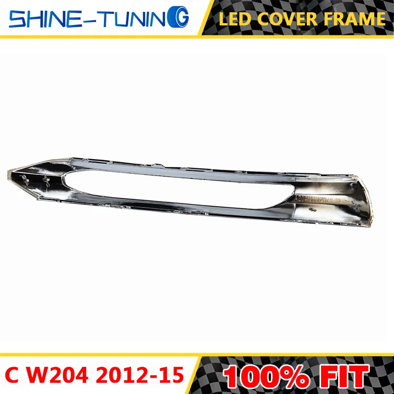A2048853074 W204 хромированная решетка бампера подходит для спортивного светодиодного