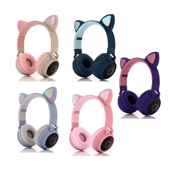 Новинка игровой светодиодный наушник Bluetooth 5 0 для молодых людей детская