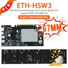 Набор материнской платы для майнинга 8 GPU(67 мм) с ЦП, криптовалютериум, Биткоин, экспертная плата для майнинга без резервов, Майнер Gigabit для BTCETHZEC