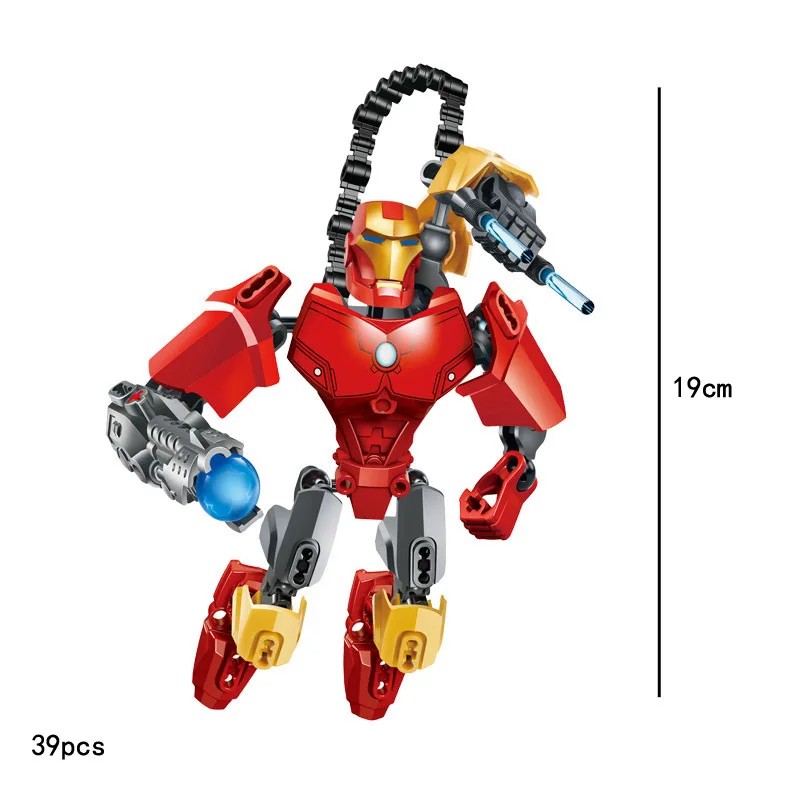 Детский конструктор Мстители DISNEY кубики Marvel супергерой Железный человек