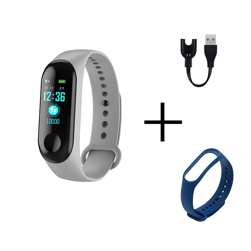 

Wristwatch Fitness Color Screen Smart Sport Bracelet Activity Running Tracker Heart Rate For Children Men Women Watch Hours