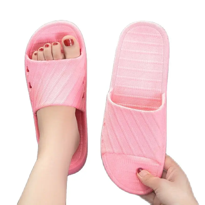 

New Women Indoor Floor Flat Shoes Summer Non-slip Flip Flops Bath Home Slippers Female Slippers Comfortable Zapatillas de Femme