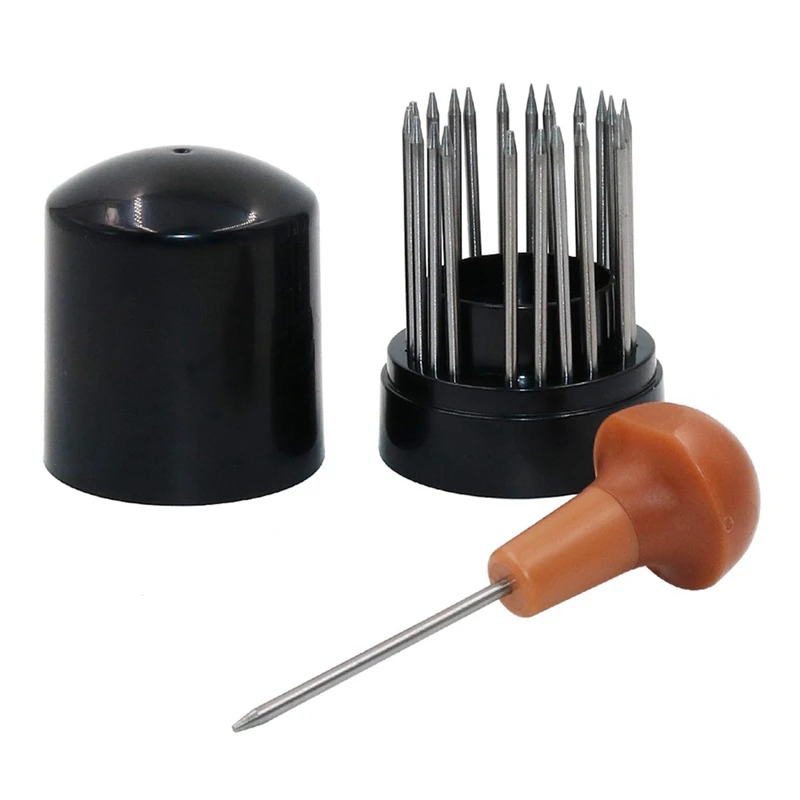 

23 Packs Micro-Inlaid Thimble, Suction Needle, Diamond and Gem Setting Tool, Diamond Handle, Jewelry Making Tool Black