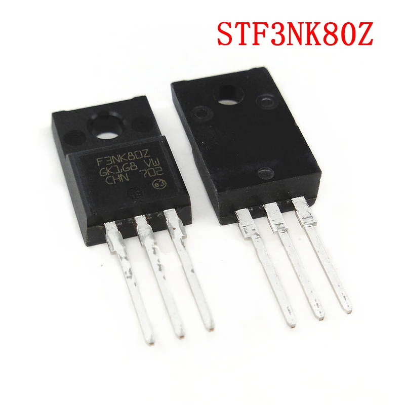 

МОП-транзистор STF3NK80Z TO-220F STF3NK80 TO-220 F3NK80Z, 10 шт.