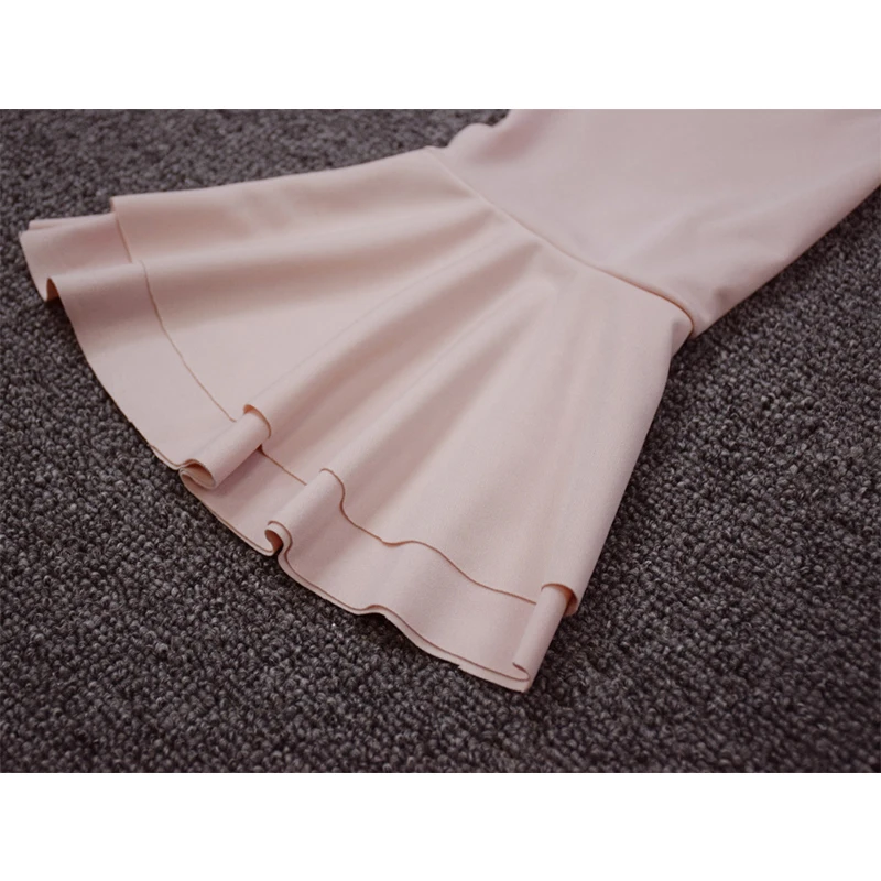 Bunvel/семейные платья для мамы и дочки однотонное платье с рюшами рукавами