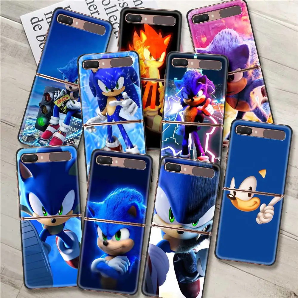 

Supersonic Game Phone case For Samsung Galaxy Z Flip3 5G Z Flip caso Fundas coque Hard Black Bumper Material Smartphone