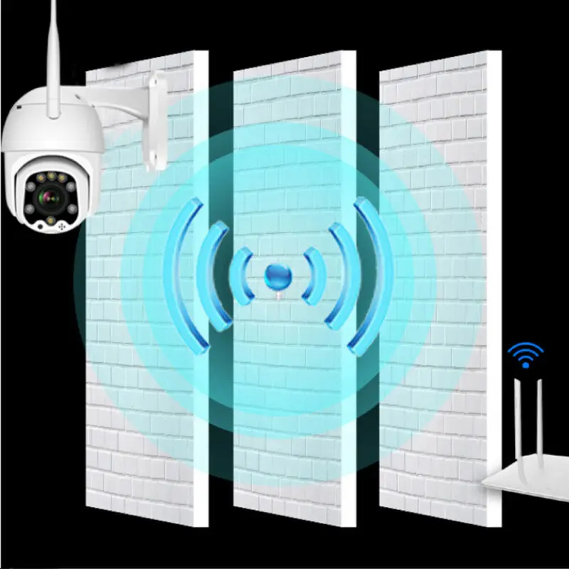 Камера видеонаблюдения 1080P HD PTZ IP водонепроницаемая Wi Fi беспроводная
