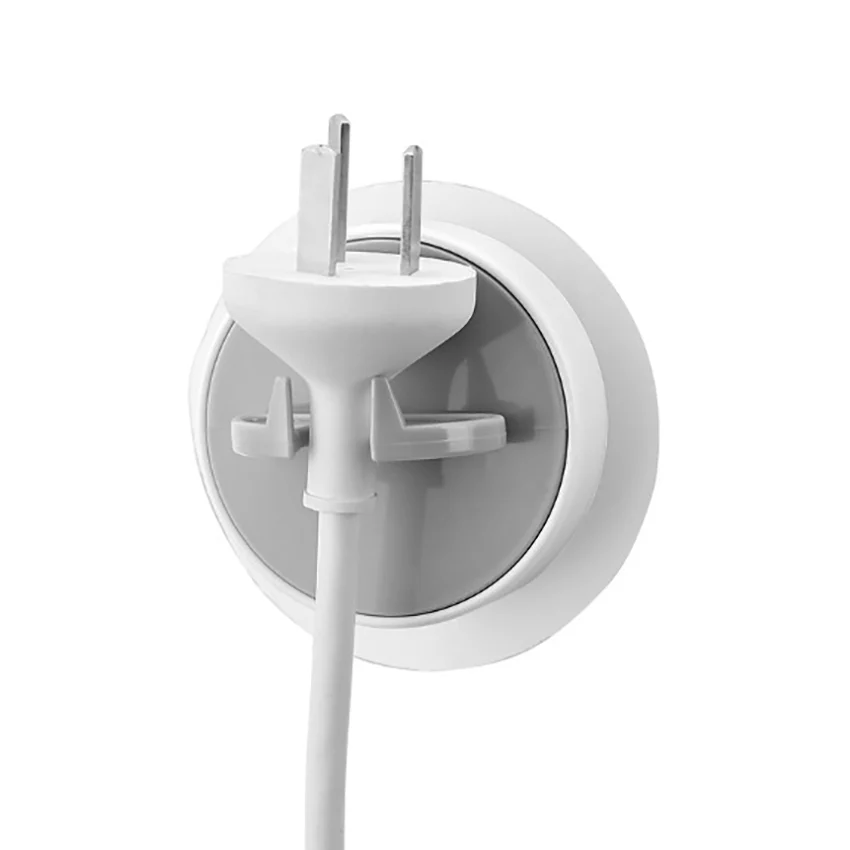 

Multi-function ABS Hooks Adhesive Seamless Wire Power Plug Hook Storage Rack For Home Kitchen Bathroom Wall Mounted Hook 6*4cm