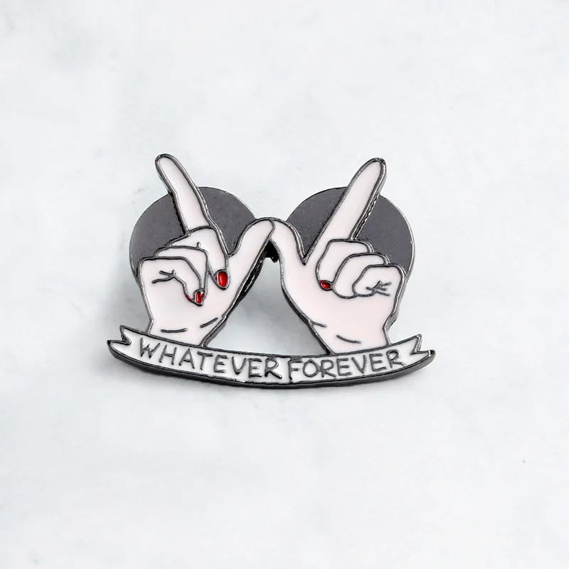 Все навсегда забавная эмаль отворот булавка на воротнике брошь рюкзак с