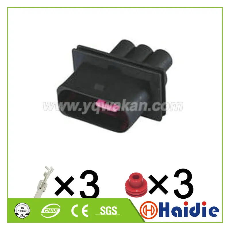 Free shipping 2sets 3pin VW 6.3series Auto sensor plug wire electric harness cable connector waterproof 1J0906443 | Обустройство дома