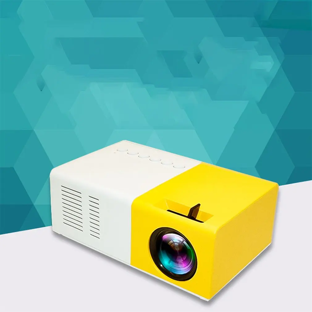

Portable Projector 3D Hd Led Home Theater Cinema HDMI-compatible Usb Audio Projector Yg300 Mini Projector Camara Masanori