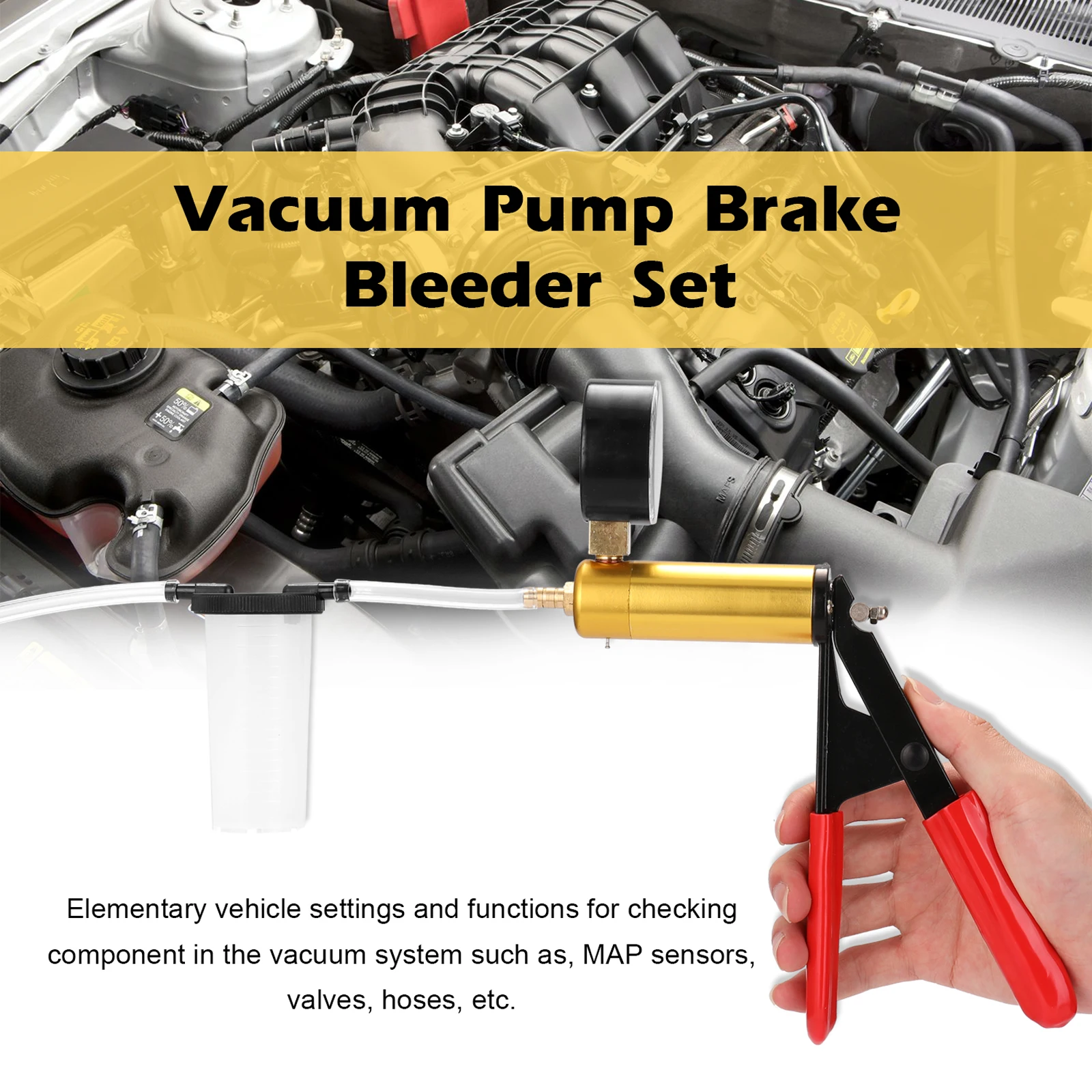 Профессиональный Автомобильный Ручной вакуумный насос давления тормозной