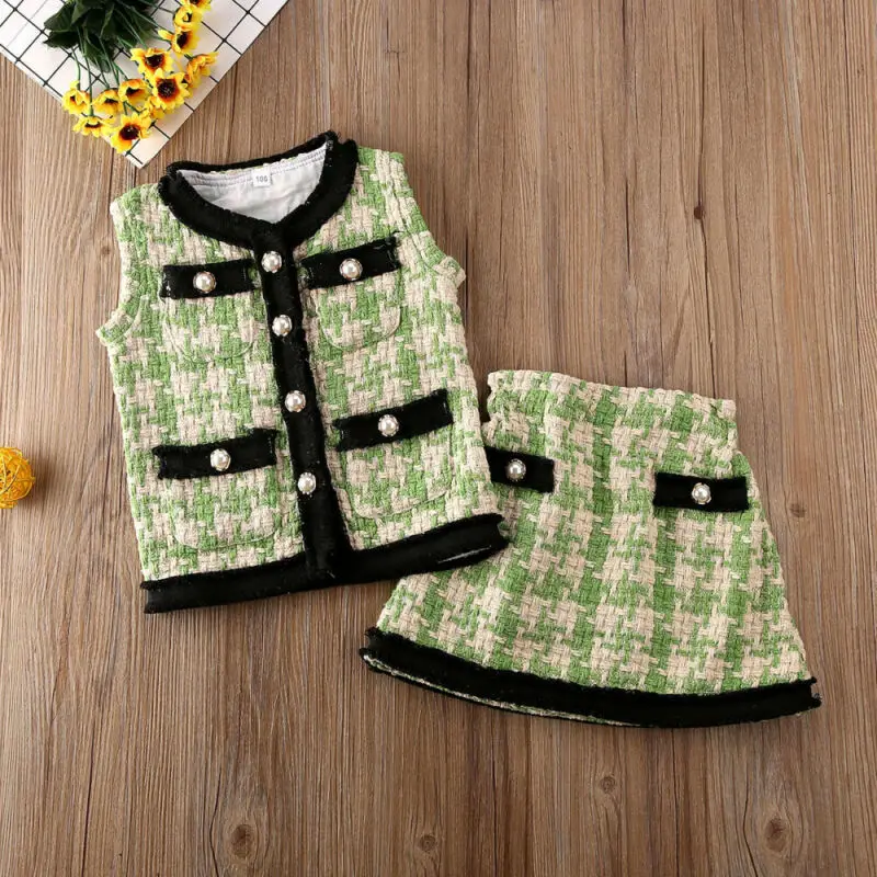 Нарядный жилет принцессы для маленьких девочек сезон осень зима топы юбка