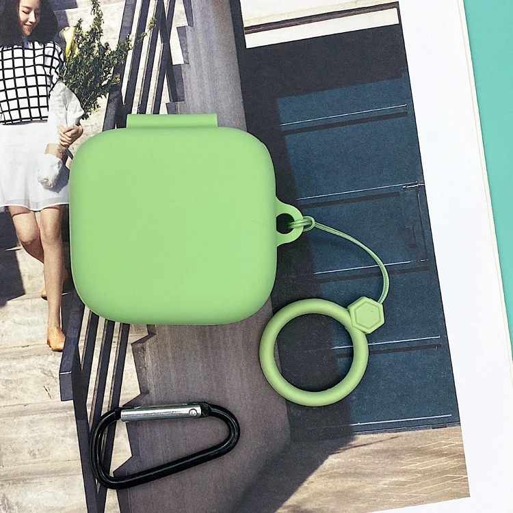 

New Silicone Protective Earphone Case for Xiaomi Air 2 SE Bluetooth Headphones Boxs For Xiaomi Mi Air2 SE Case Bag With Hook
