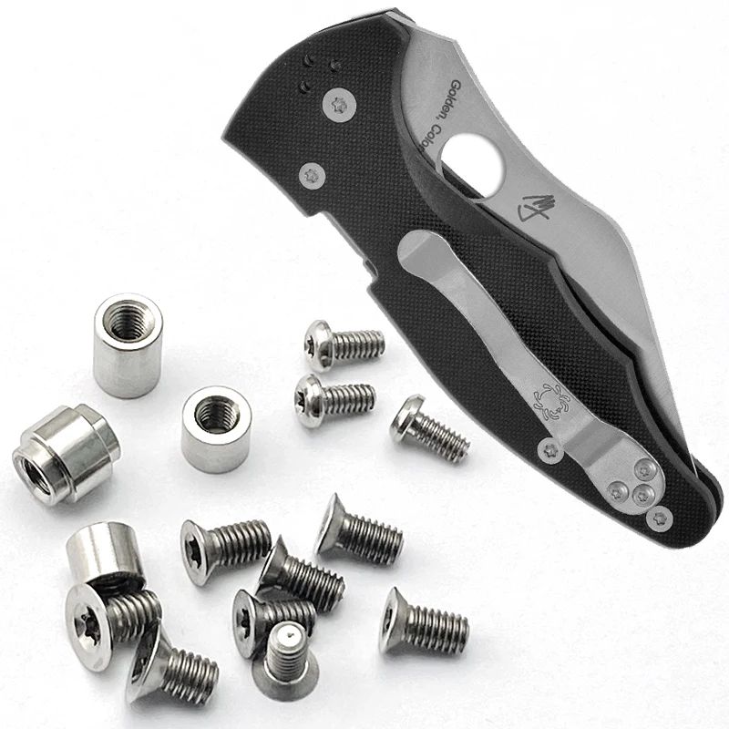 

1 Набор сменных винтов из титанового сплава на заказ для Spyderco C85 Yojimbo 2 (нож не входит в комплект)
