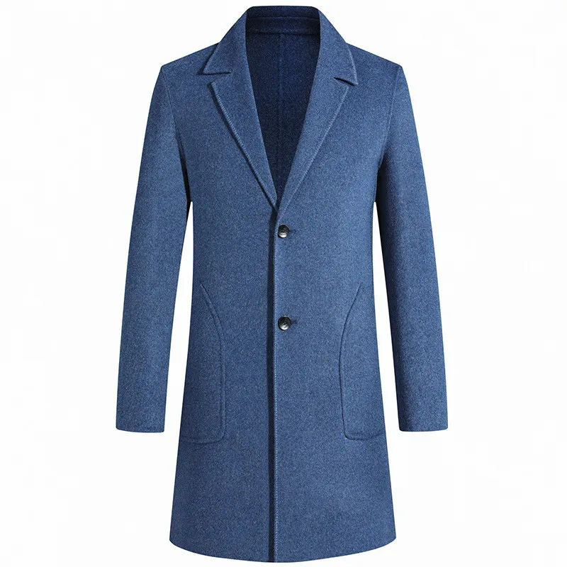 

Мужское пальто 2020 Новое поступление На зиму; высокого качества 70% шерсть Тренч для мужчин, мужские шерстяные куртки, плюс-Размер M-3XL 8882