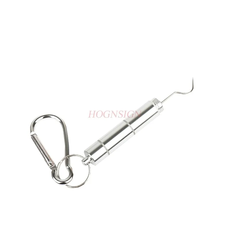 Зубочистка металлическая зубочистка из нержавеющей стали крюк для зубочистки