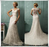 custom vestido de noiva casamento ivorywhite satin applique beading sleeveless lace bridal gown mother of the bride dresses