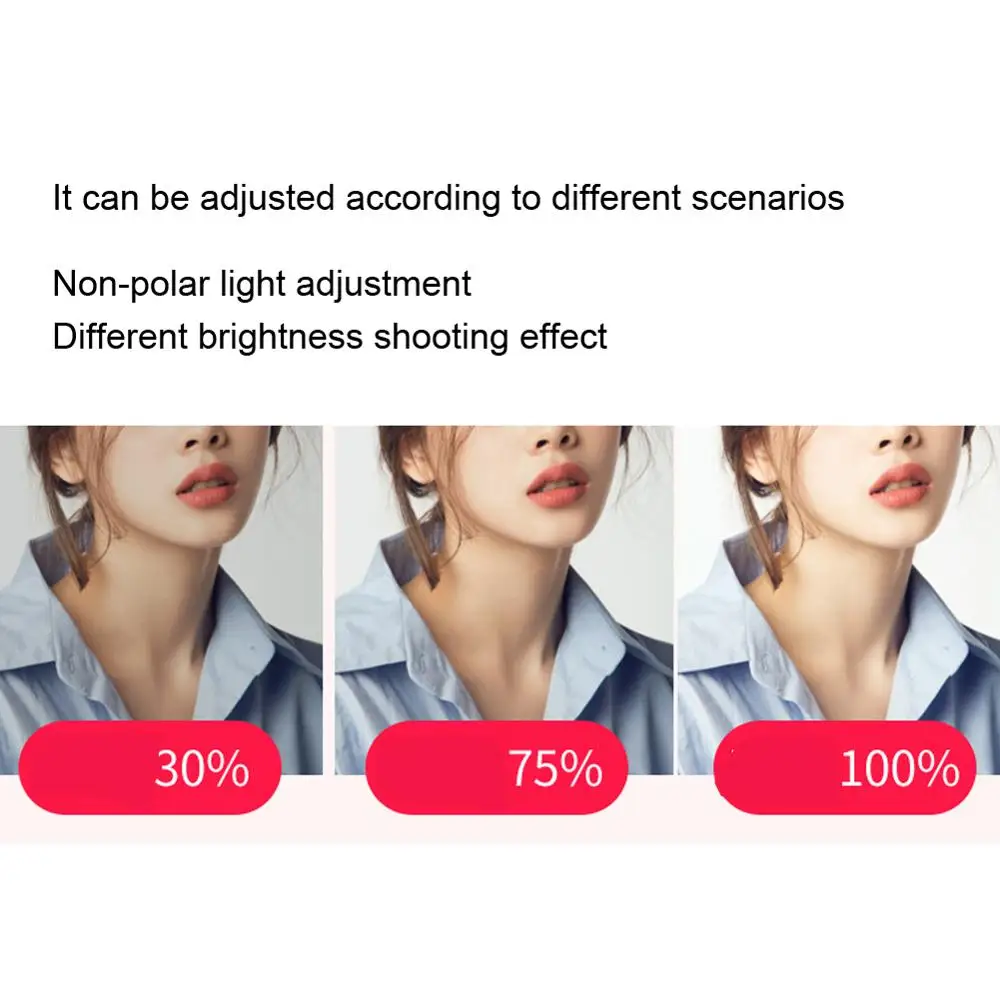 Светодиодный светильник для прямой трансляции красоты заполнения света