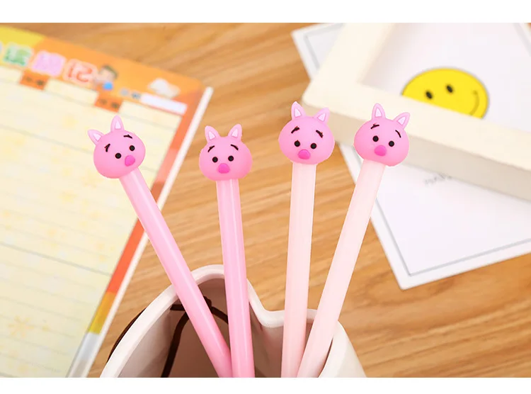 Горячее предложение Новая шариковая ручка для немой собаки Kawaii креативные милые черные чернильные инструменты студенческие канцелярские принадлежности