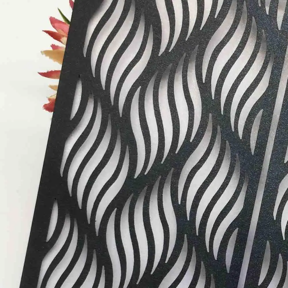 12 шт./лот темно синяя уникальная Складная поздравительная открытка вечерние