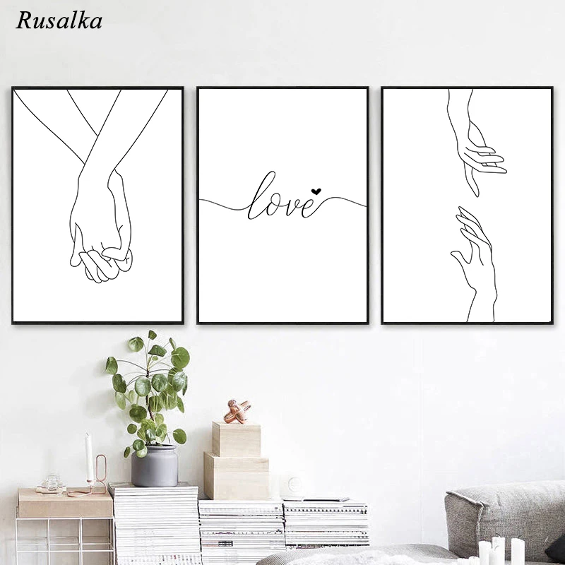 

Posters And Prints Living Room Pictures for Wall Art Decorativos Canvas Painting Laminas Decorativas Pared Cuadros Poster Love