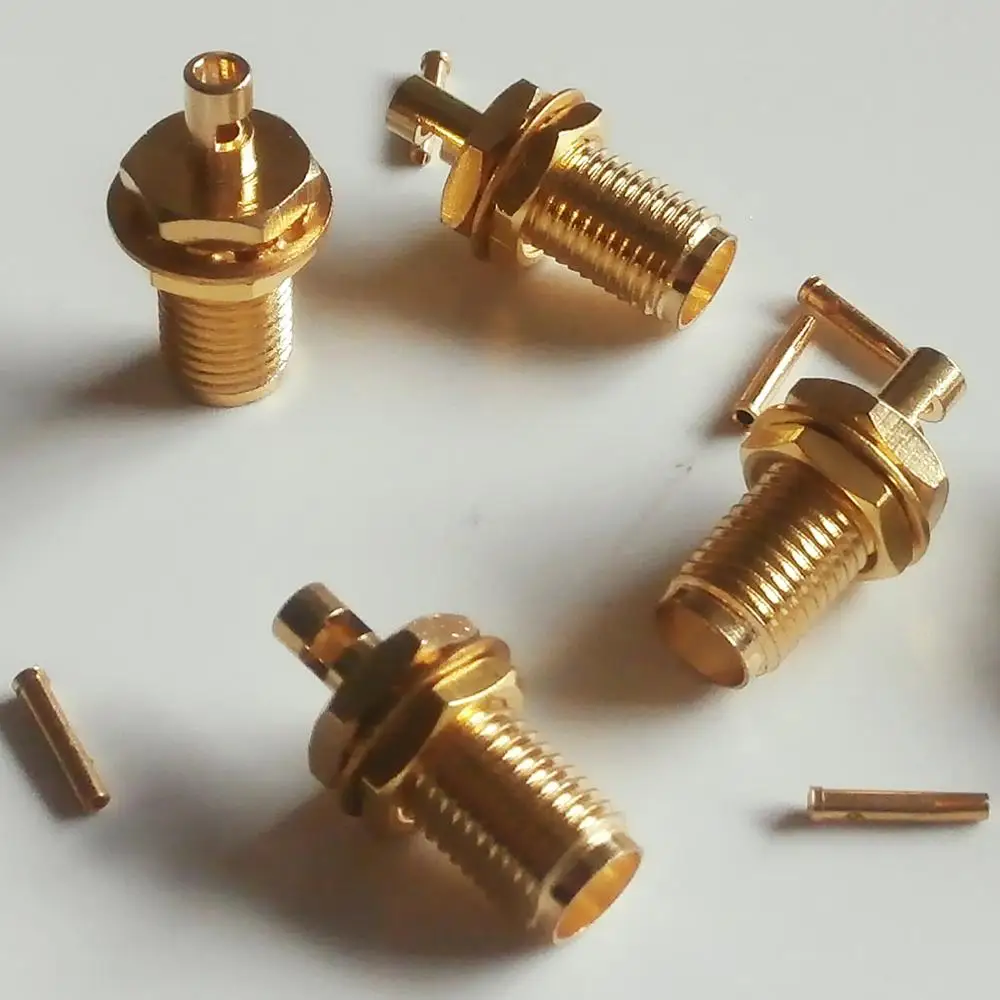 10X шт Высокое качество RF разъем SMA гнездо окна уплотнительное кольцо переборка панель гайка припой для RG178 RG196 кабель