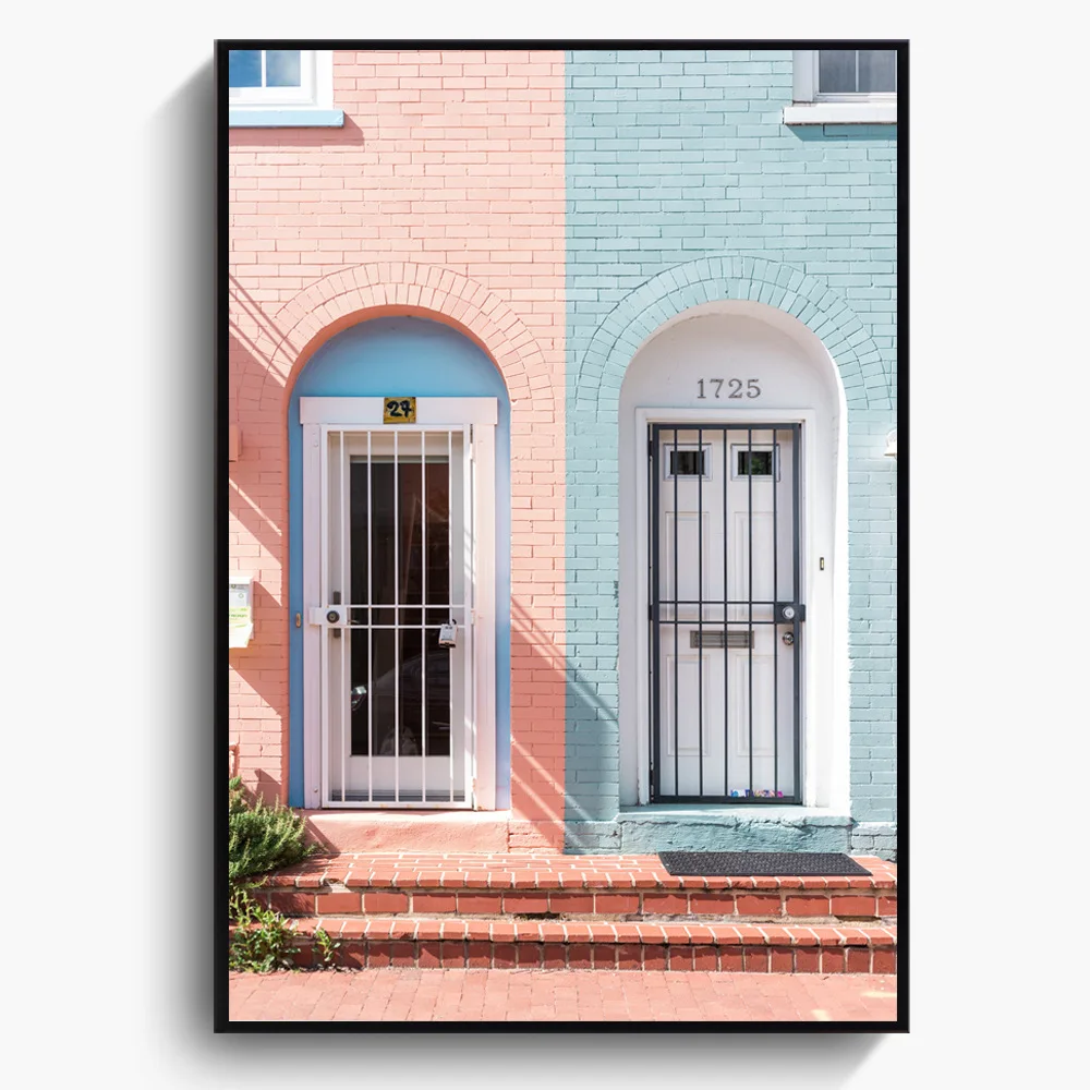 1 шт. настенная Картина на холсте в скандинавском стиле|Рисование и каллиграфия| |