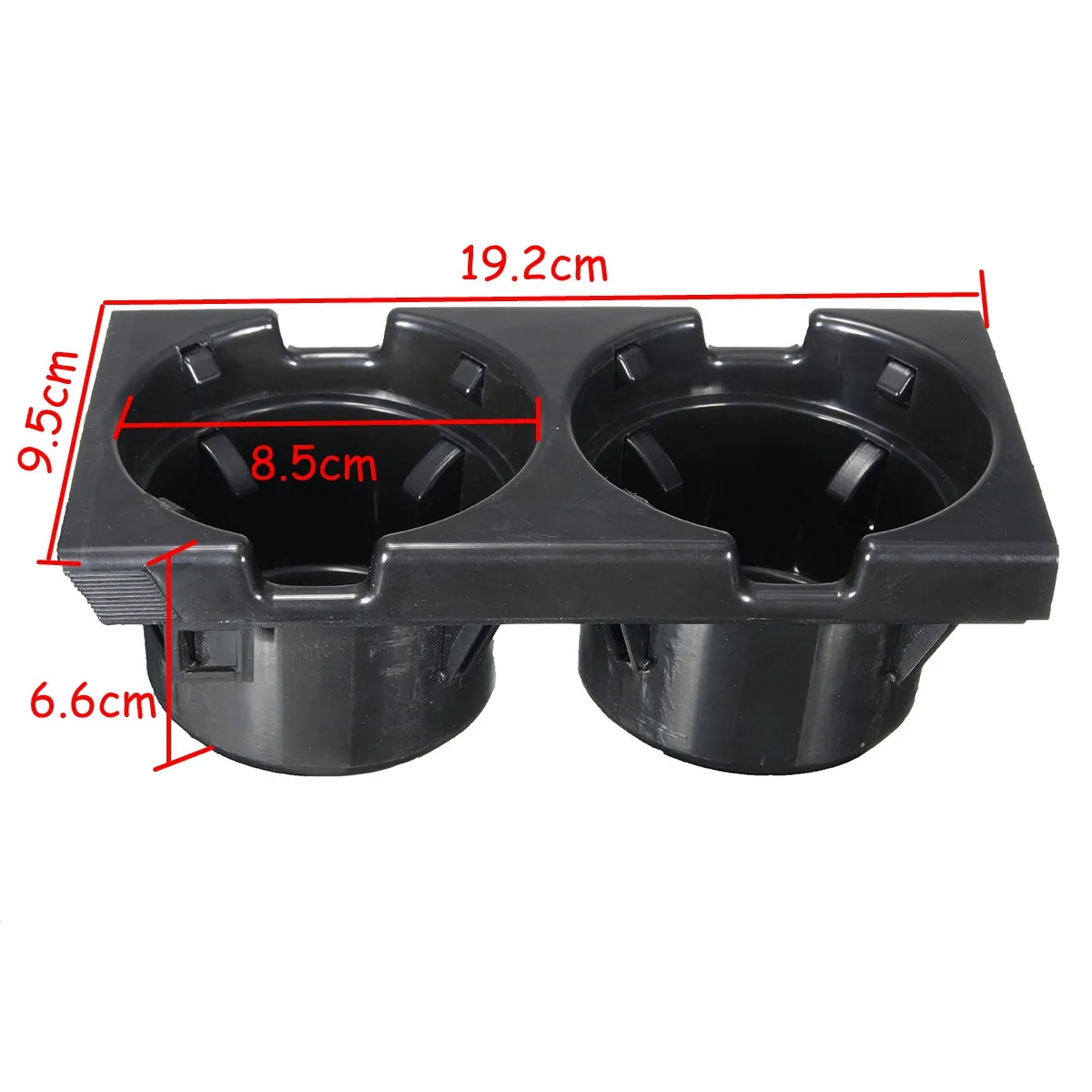 

3 series E46 318i 320i 325xi 1998-2006 # 51168217953 black front central control cup box with double beverage cup holders