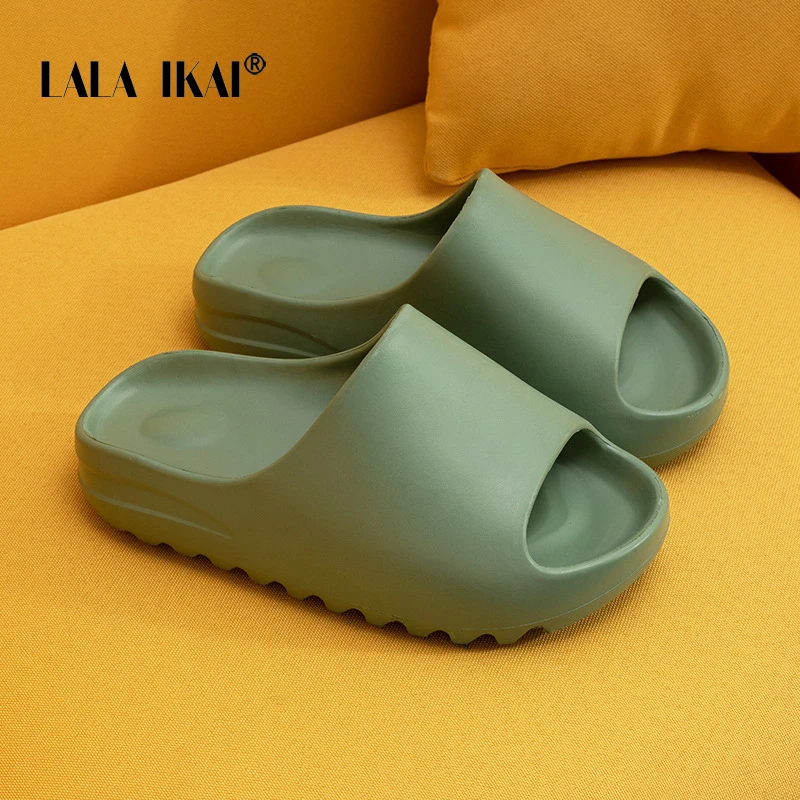 Женские пляжные туфли LALA IKAI разноцветные сандалии из ЭВА на толстой платформе