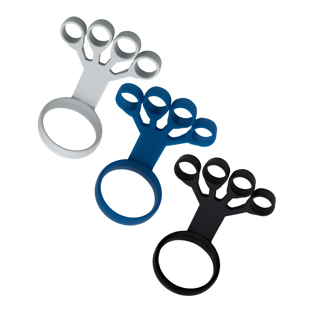 

3 Pieces Hand Grip Strength Trainers Silicone Mini Hand Strengthener Grips Exercisers Seniors Teens Physical Equipment