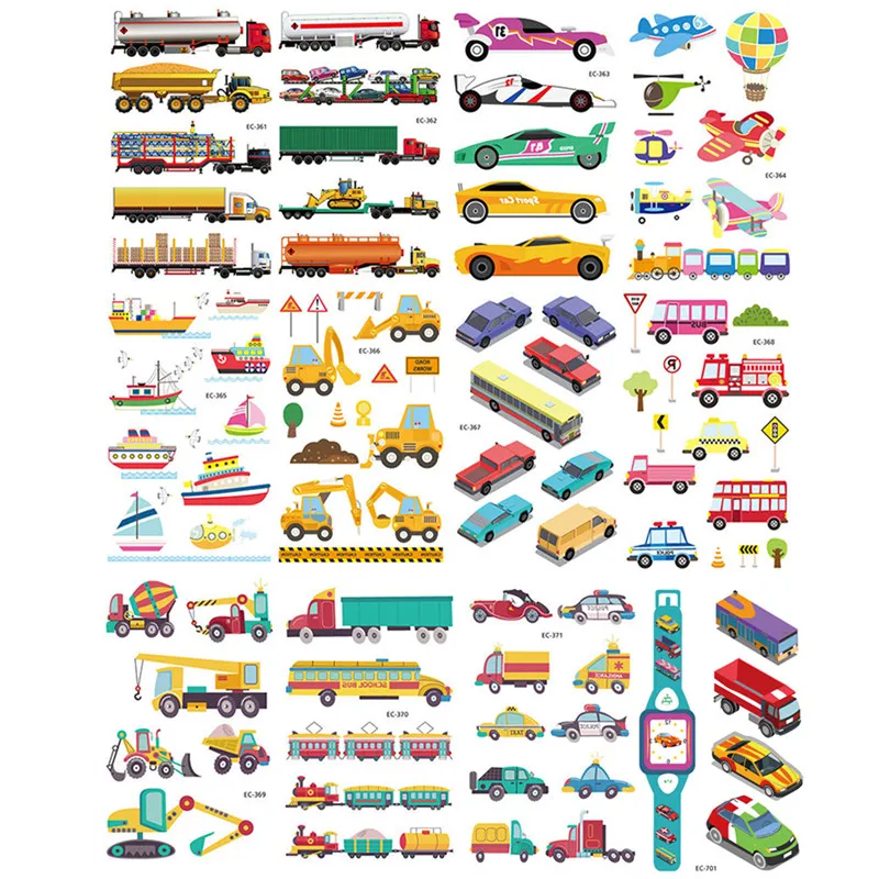 2 шт. водостойкие наклейки-тату для детей |