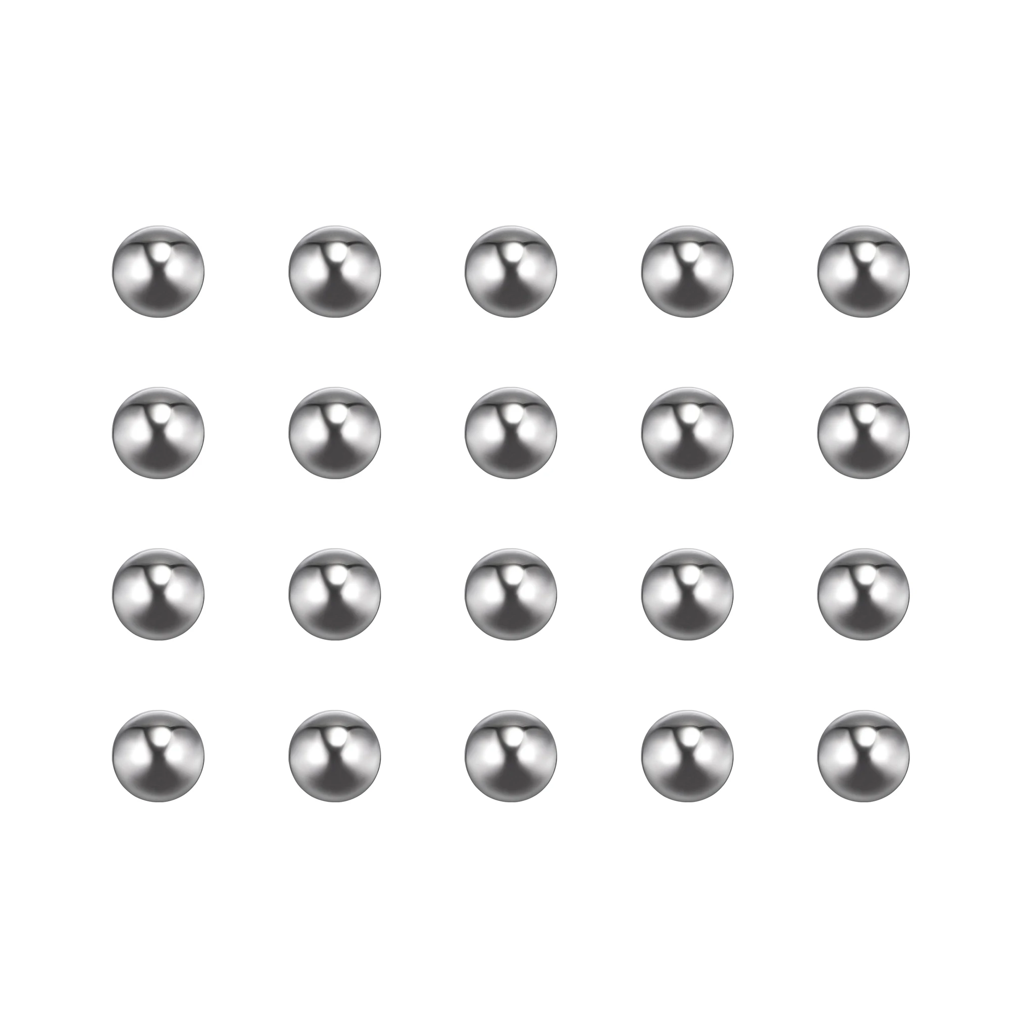 

Uxcell 300pcs 5mm 201 Stainless Steel Bearing Balls G200 Precision