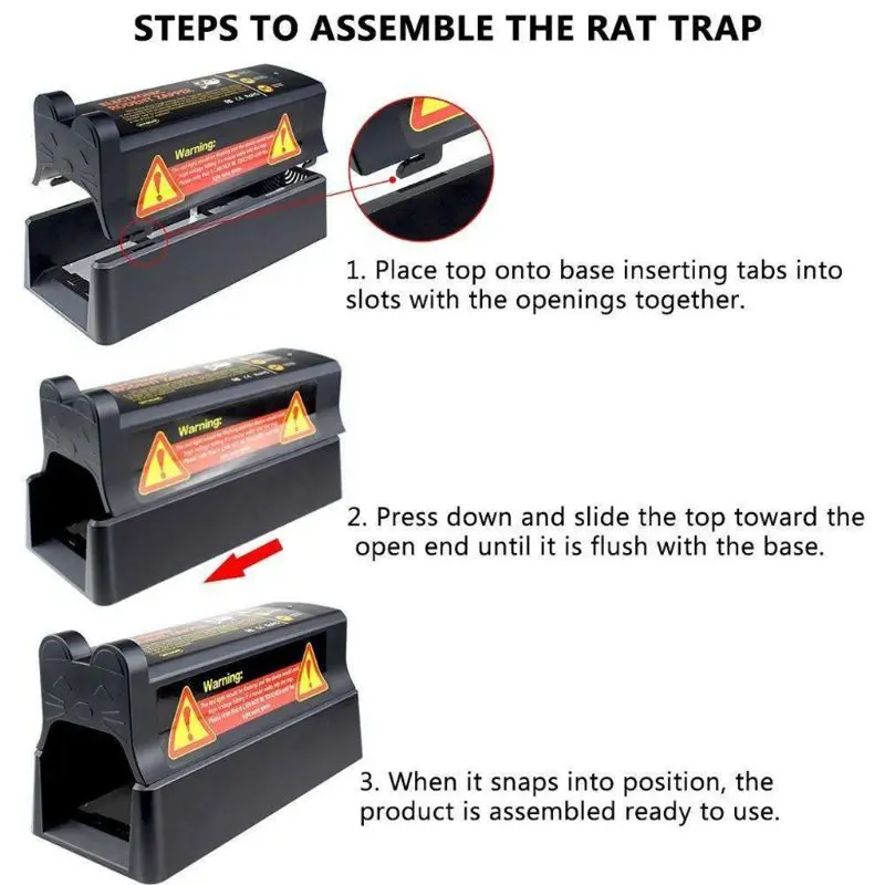 

Electronic Mouse Trap Control Rat Killer Pest Mice Electric Rodent Zapper Dropshipping