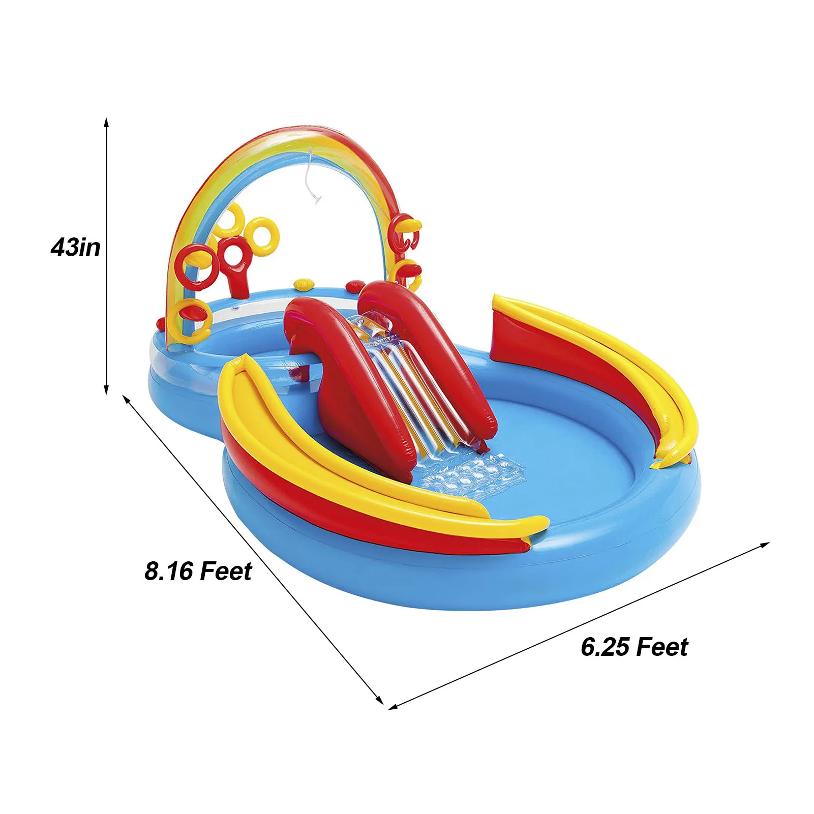 

Large Inflatable Swimming Pool Dinosaur Inflatable Play Center Paddling Pool Bathing Tub Outdoor Summer Swimming Pool For Kids