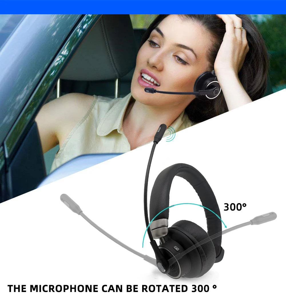 BH-M91 Bluetooth 5.0 беспроводная гарнитура Накладные наушники с шумоподавлением для