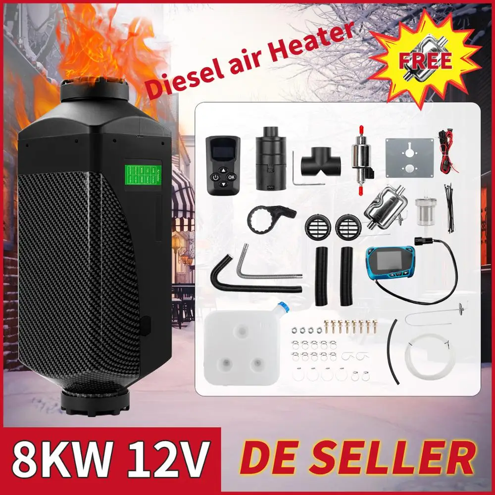 Автомобильный обогреватель 12 В 8 кВт Дизельный подогреватель воздуха дизельный