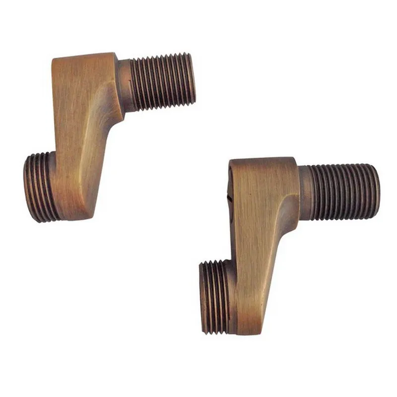 Античный латунный настенный кран для ванны и душа Регулируемый адаптер