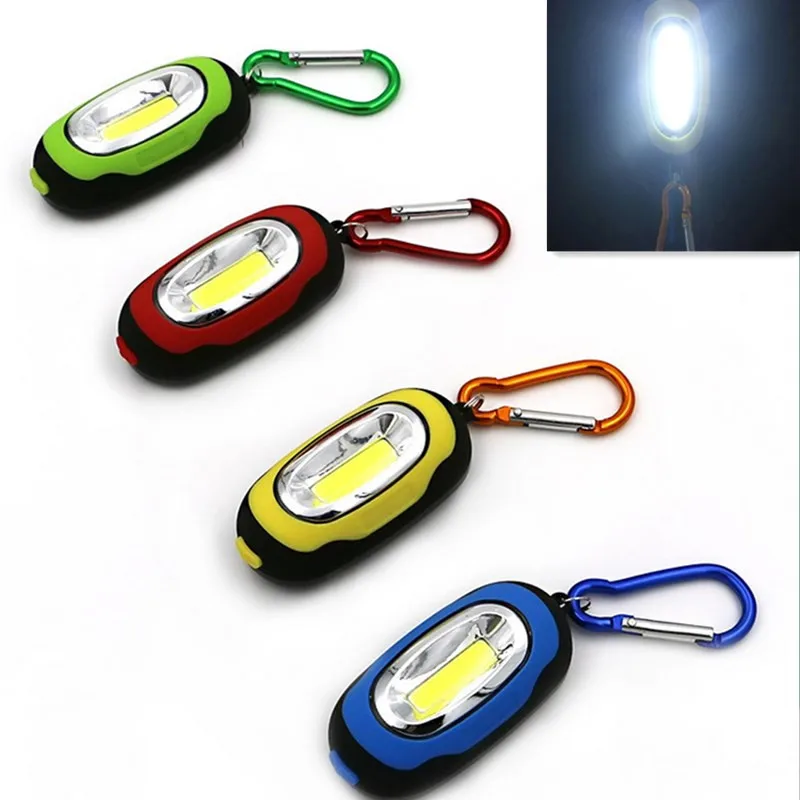 

Mini LED Flashlight Torch Outdoor Tool Portable Camping Aluminum Carabiner Key Chain Clip Outdoor Survival Multi Light Tools